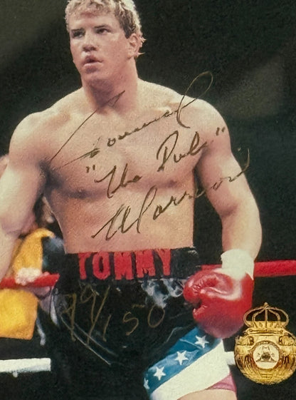 1991 Ringlords Tommy Morrison Rocky Signed The Duke Auto PSA COA Mint RC /150