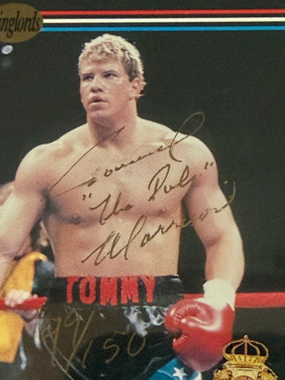 1991 Ringlords Tommy Morrison Rocky Signed The Duke Auto PSA COA Mint RC /150