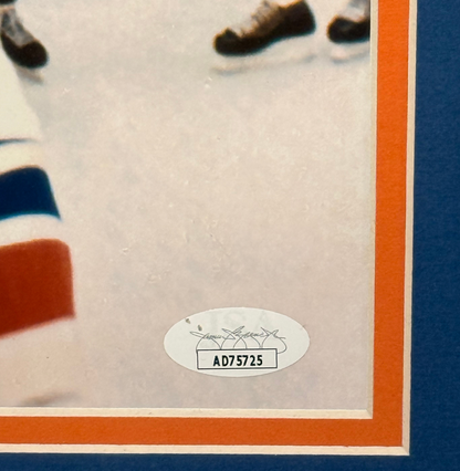 Mike Bossy Signed 8x10 Framed 1983 Stanley Cup Photo HOF '91 Auto JSA Islanders