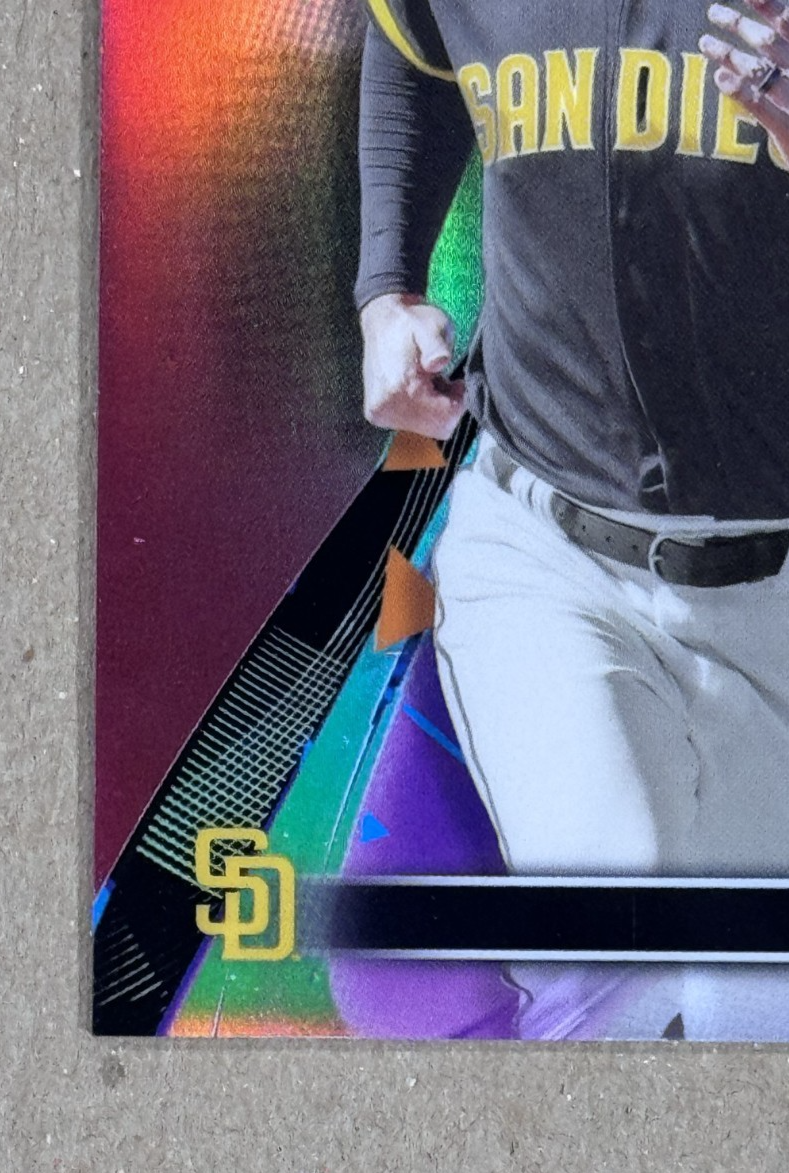 2021 Topps Finest Baseball Yu Darvish Red Refractor 5/5 SD Padres Mint