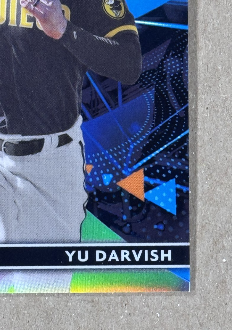 2021 Topps Finest Baseball Yu Darvish Red Refractor 5/5 SD Padres Mint