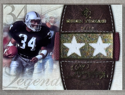 2008 UD SP Rookie Threads Bo Jackson Game Used Patch /99 LA Raiders RB Mint