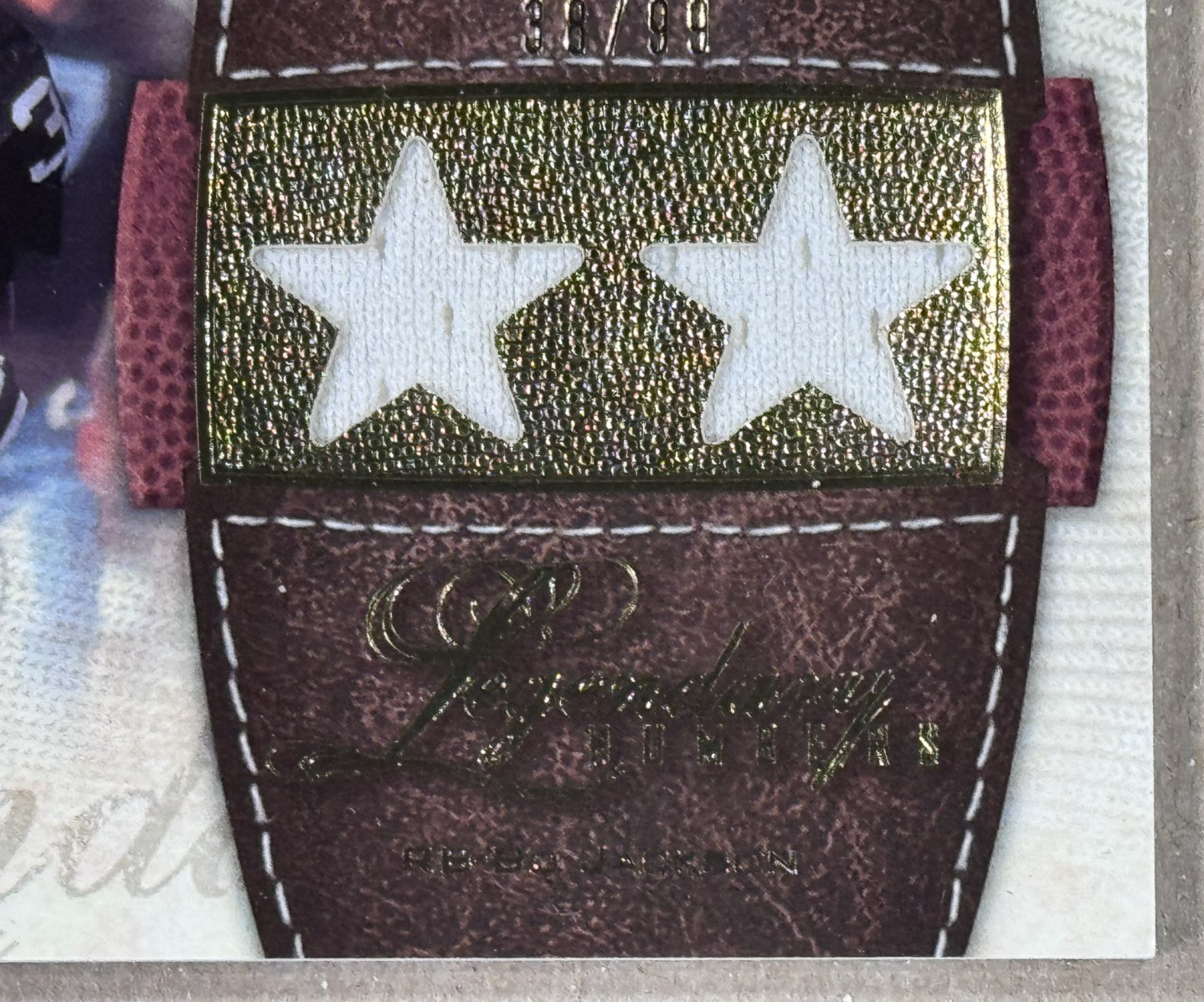 2008 UD SP Rookie Threads Bo Jackson Game Used Patch /99 LA Raiders RB Mint