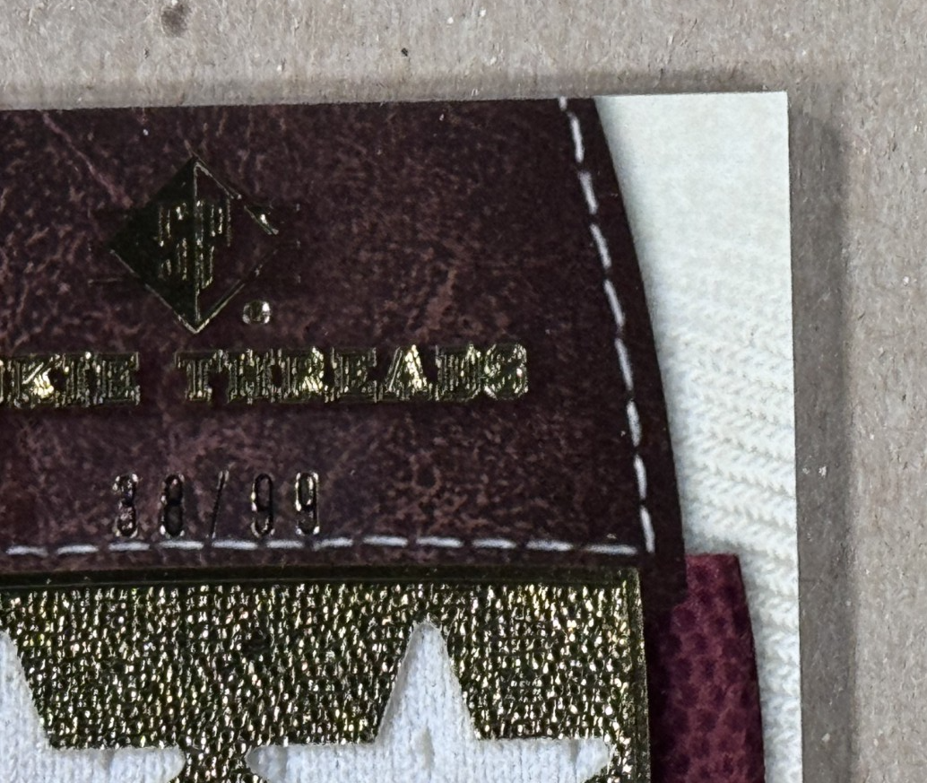 2008 UD SP Rookie Threads Bo Jackson Game Used Patch /99 LA Raiders RB Mint
