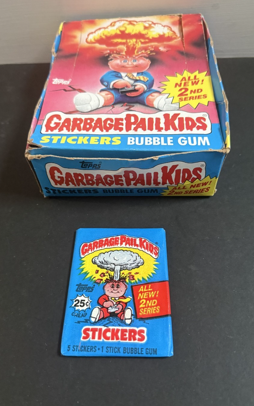 1985 Topps Garbage Pail Kids 2nd Series Sealed Wax Pack Series 2 OS2 From Box