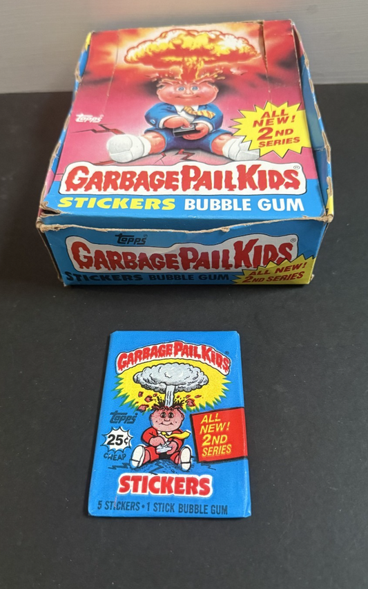 1985 Topps Garbage Pail Kids 2nd Series Sealed Wax Pack Series 2 OS2 From Box