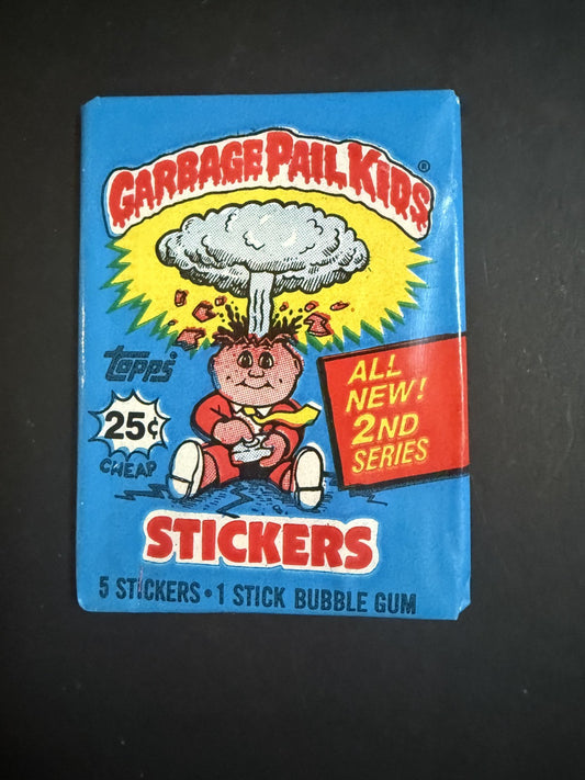 1985 Topps Garbage Pail Kids 2nd Series Sealed Wax Pack Series 2 OS2 From Box