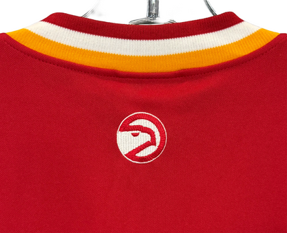 Atlanta Hawks Authentic Majestic Hardwood Classics NBA Shooting Shirt Sz L NWT