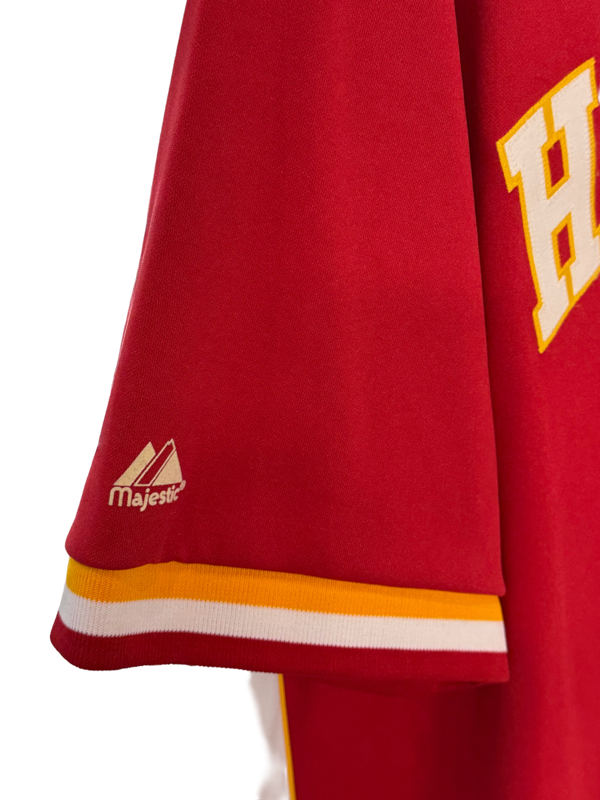 Atlanta Hawks Authentic Majestic Hardwood Classics NBA Shooting Shirt Sz L NWT