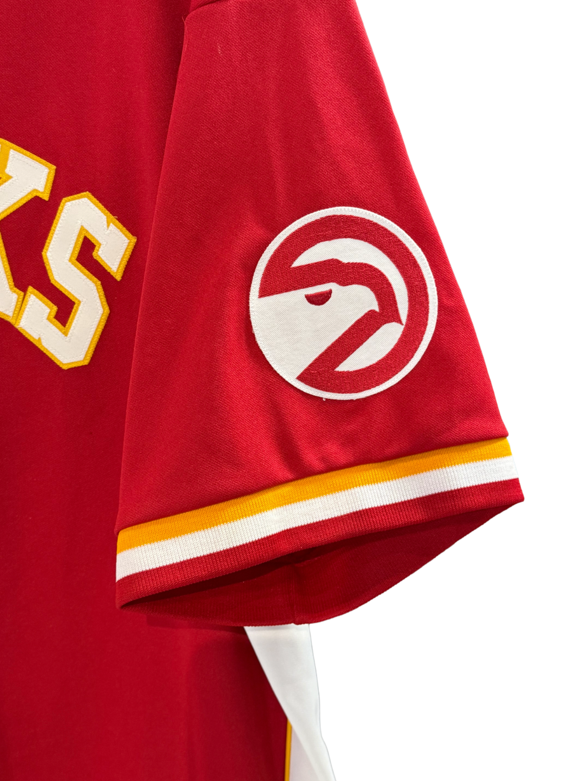 Atlanta Hawks Authentic Majestic Hardwood Classics NBA Shooting Shirt Sz L NWT