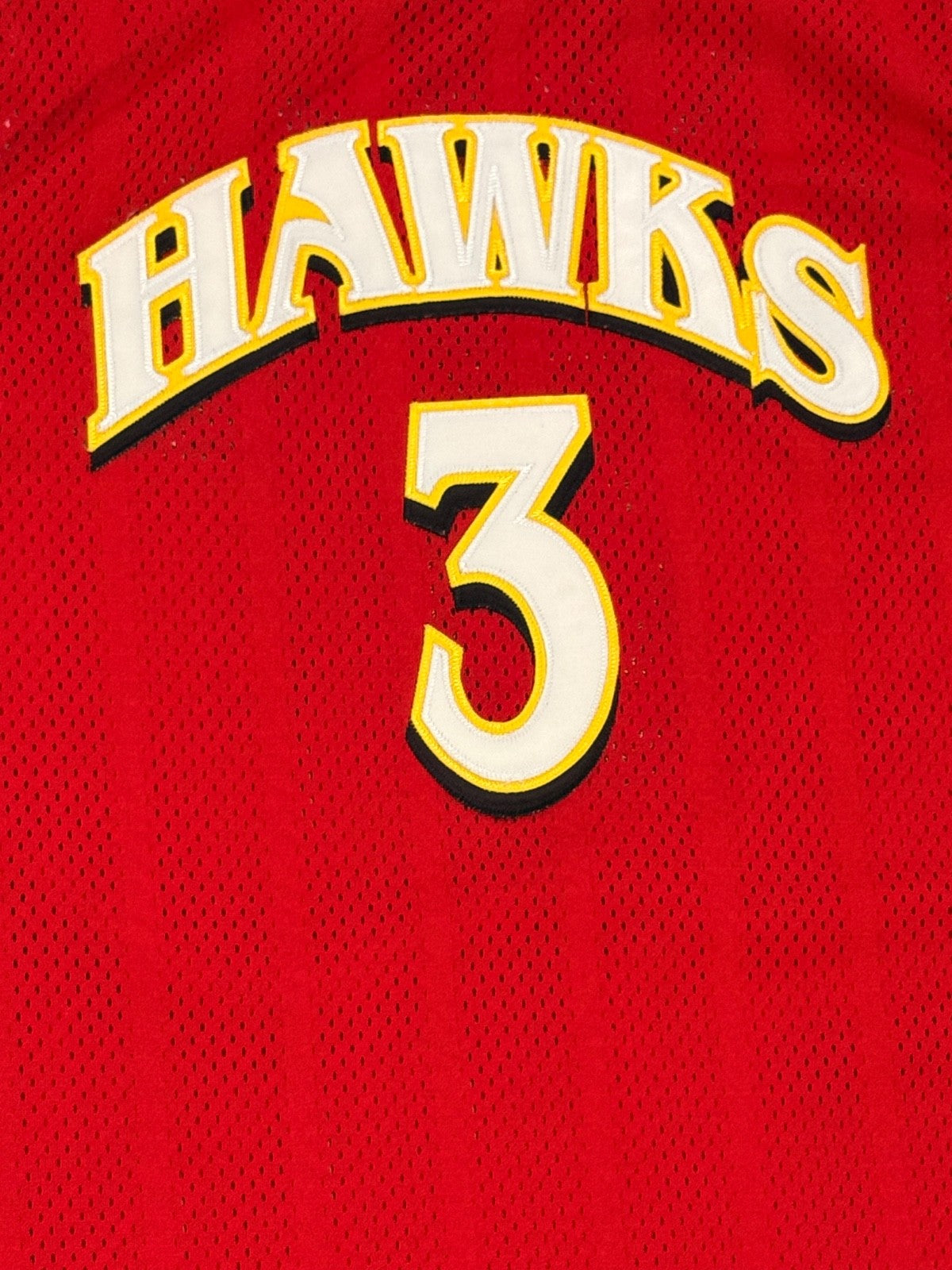 Shareef Abdur-Rahim Atlanta Hawks #3 Red Reebok Authentic Vintage Jersey sz 60