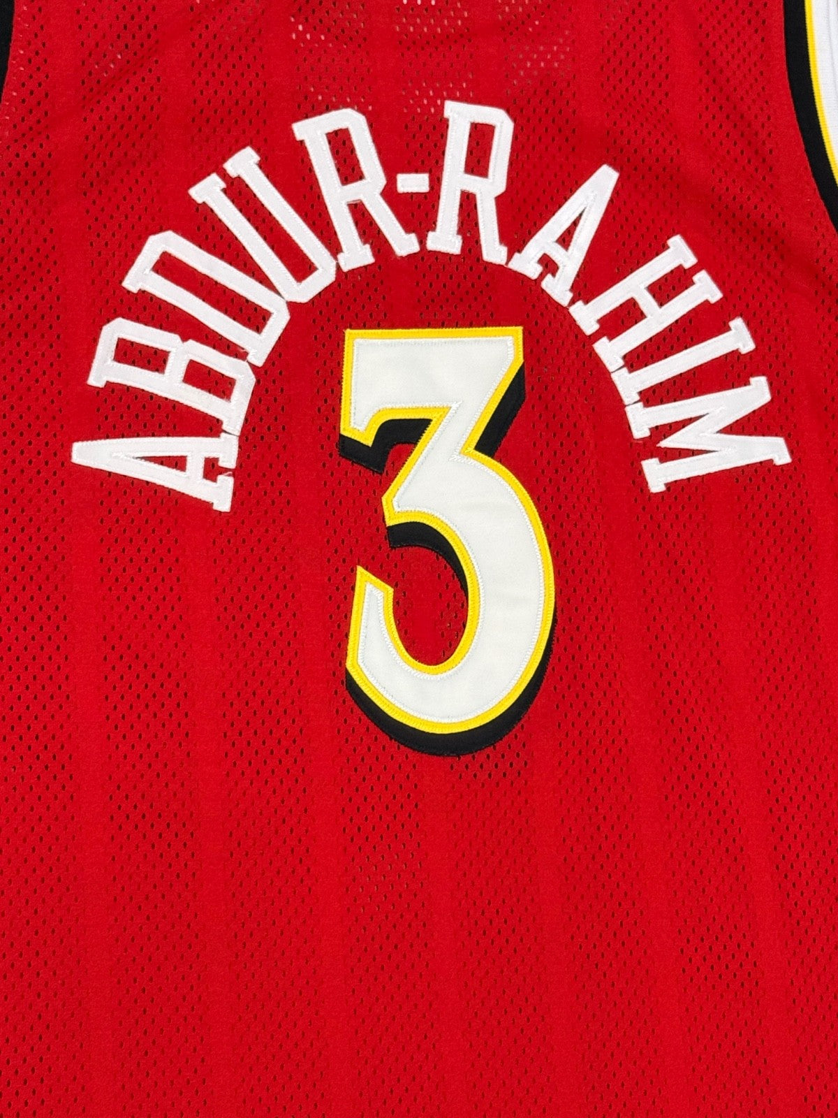 Shareef Abdur-Rahim Atlanta Hawks #3 Red Reebok Authentic Vintage Jersey sz 60