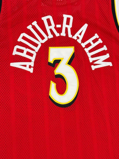 Shareef Abdur-Rahim Atlanta Hawks #3 Red Reebok Authentic Vintage Jersey sz 60
