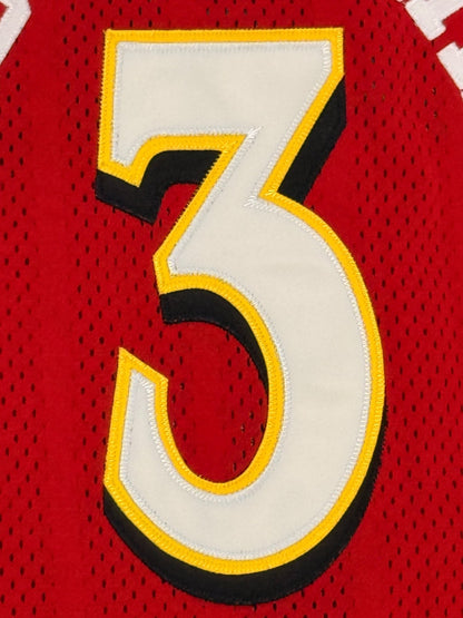 Shareef Abdur-Rahim Atlanta Hawks #3 Red Reebok Authentic Vintage Jersey sz 60