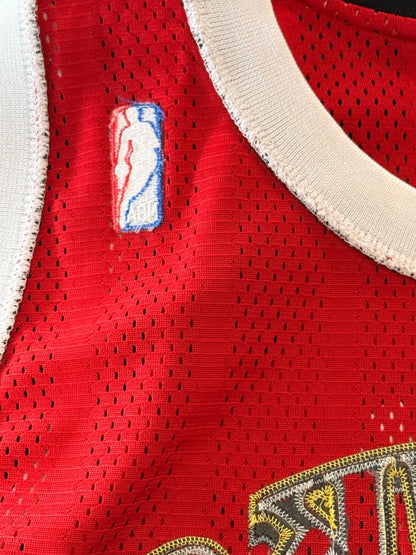 Shareef Abdur-Rahim Atlanta Hawks #3 Red Reebok Authentic Vintage Jersey sz 60