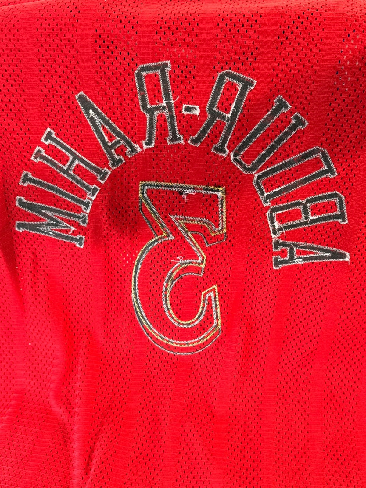 Shareef Abdur-Rahim Atlanta Hawks #3 Red Reebok Authentic Vintage Jersey sz 60