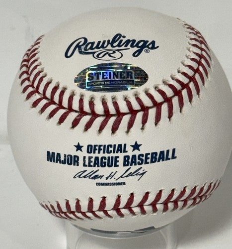 Dave Righetti Ny Yankees Signed Official Baseball Rags Auto Mlb & Steiner Coa