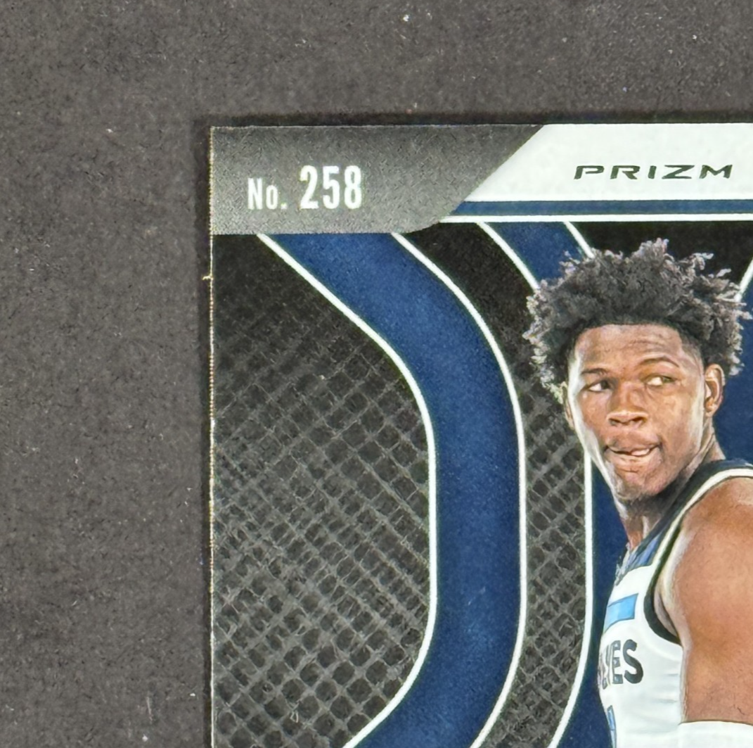 2020 Panini Prizm Anthony Edwards Red Ice #258 Rookie Timberwolves RC Mint