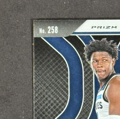 2020 Panini Prizm Anthony Edwards Red Ice #258 Rookie Timberwolves RC Mint