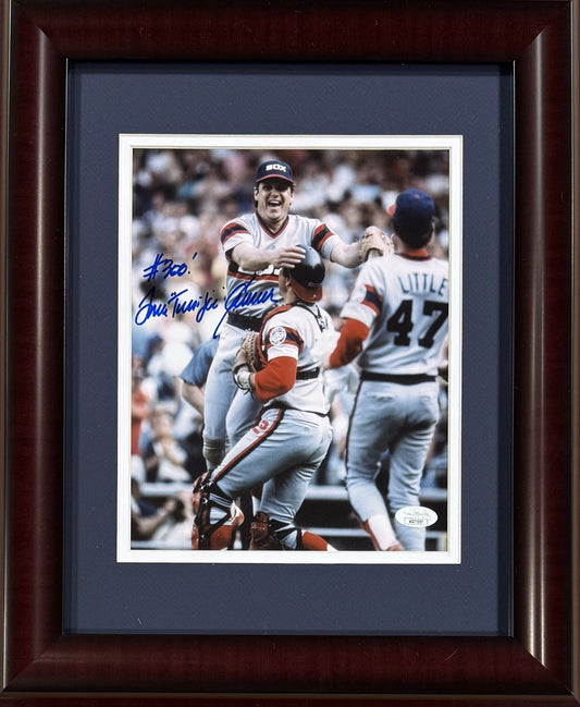 Tom Seaver Signed 8x10 Photo Framed White Sox 300 Win Celebration Auto JSA COA