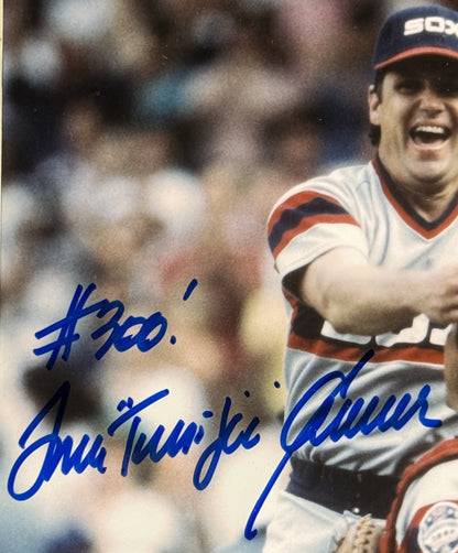 Tom Seaver Signed 8x10 Photo Framed White Sox 300 Win Celebration Auto JSA COA