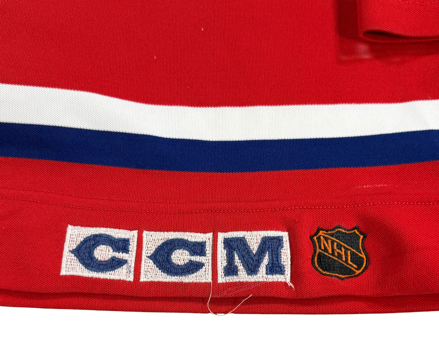 Patrick Roy Jacques Demers Signed Lyle Odelein Game Used Jersey Canadiens Auto