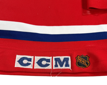Patrick Roy Jacques Demers Signed Lyle Odelein Game Used Jersey Canadiens Auto
