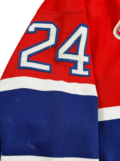 Patrick Roy Jacques Demers Signed Lyle Odelein Game Used Jersey Canadiens Auto