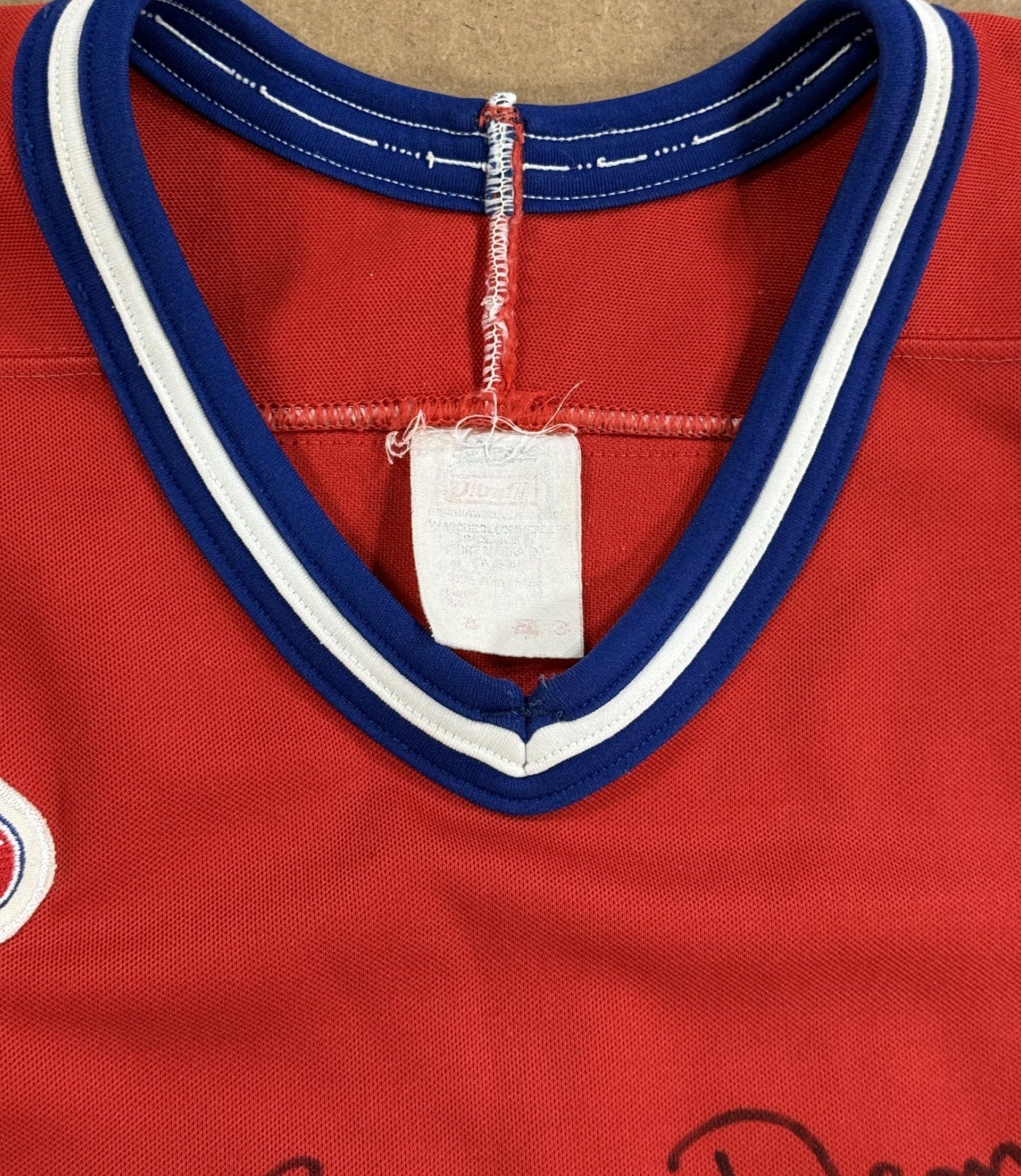 Patrick Roy Jacques Demers Signed Lyle Odelein Game Used Jersey Canadiens Auto
