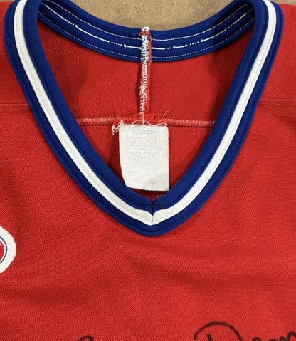 Patrick Roy Jacques Demers Signed Lyle Odelein Game Used Jersey Canadiens Auto