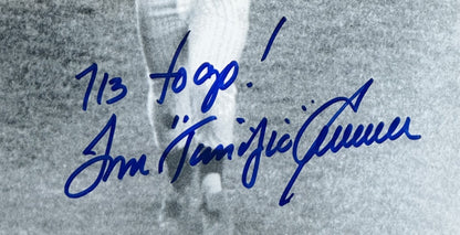 Tom Terrific Seaver Signed 8x10 Photo Framed 1st HR 713 To Go Auto Mets JSA COA