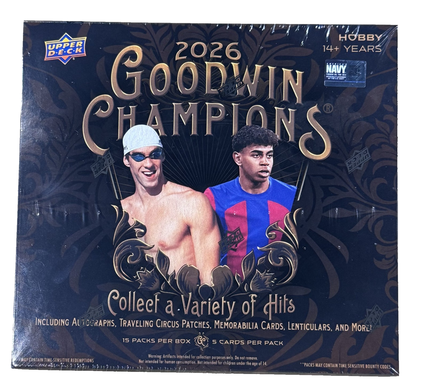 2026 Upper Deck Goodwin Champions Hobby Box Factory Sealed Mint