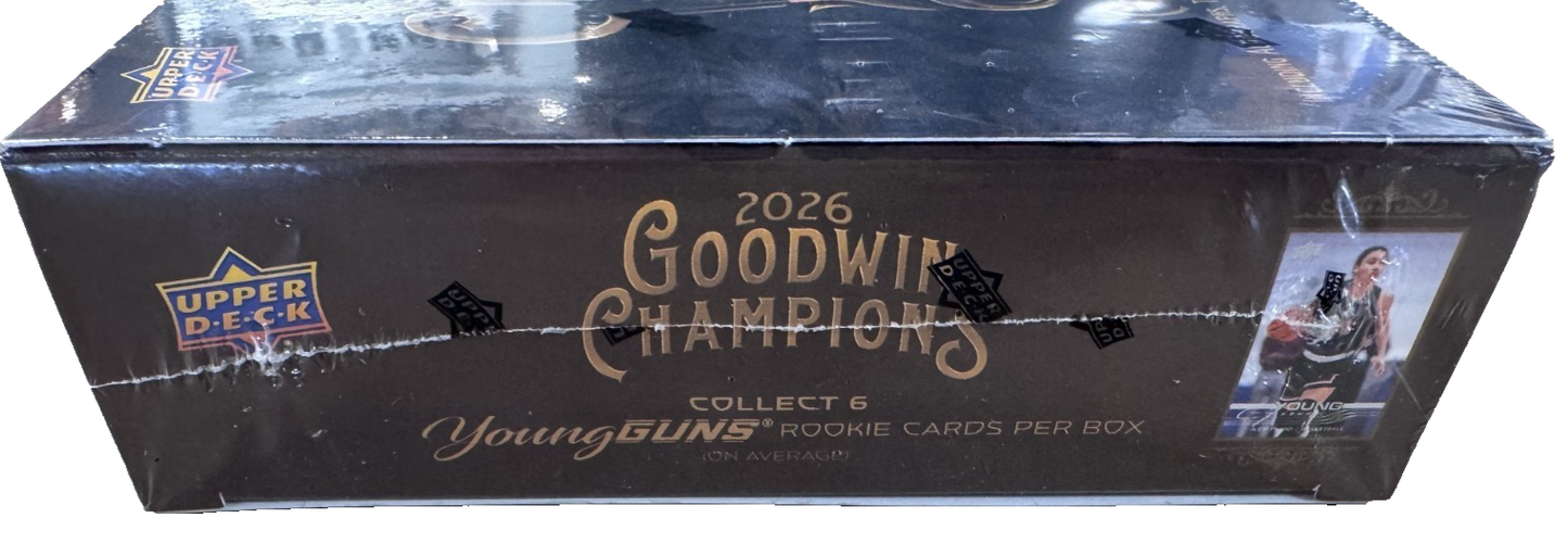 2026 Upper Deck Goodwin Champions Hobby Box Factory Sealed Mint