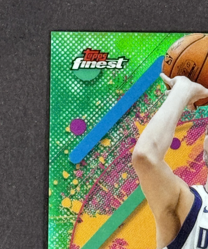 2026 Topps Finest NBA Dirk Nowitzki Green Refractor LE /25 Mavericks HOF Mint