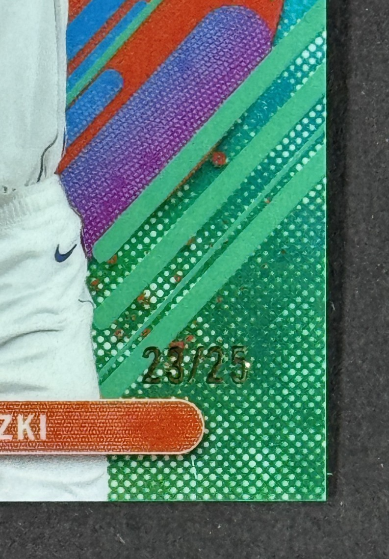 2026 Topps Finest NBA Dirk Nowitzki Green Refractor LE /25 Mavericks HOF Mint