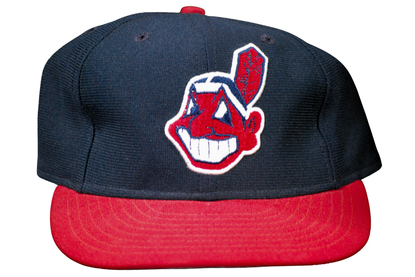 Vintage New Era Cleveland Indians Diamond Collection Pro Model Fitted Hat 7 3/8