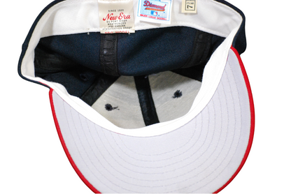 Vintage New Era Cleveland Indians Diamond Collection Pro Model Fitted Hat 7 3/8
