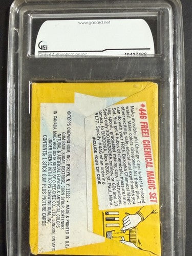 1968 topps baseball unopened Sealed wax pack series 4 Mint 9 Gai Graded