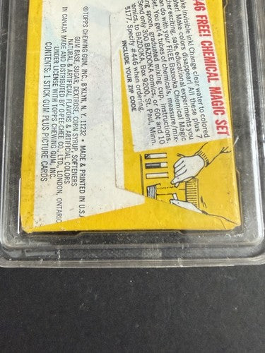 1968 topps baseball unopened Sealed wax pack series 4 Mint 9 Gai Graded
