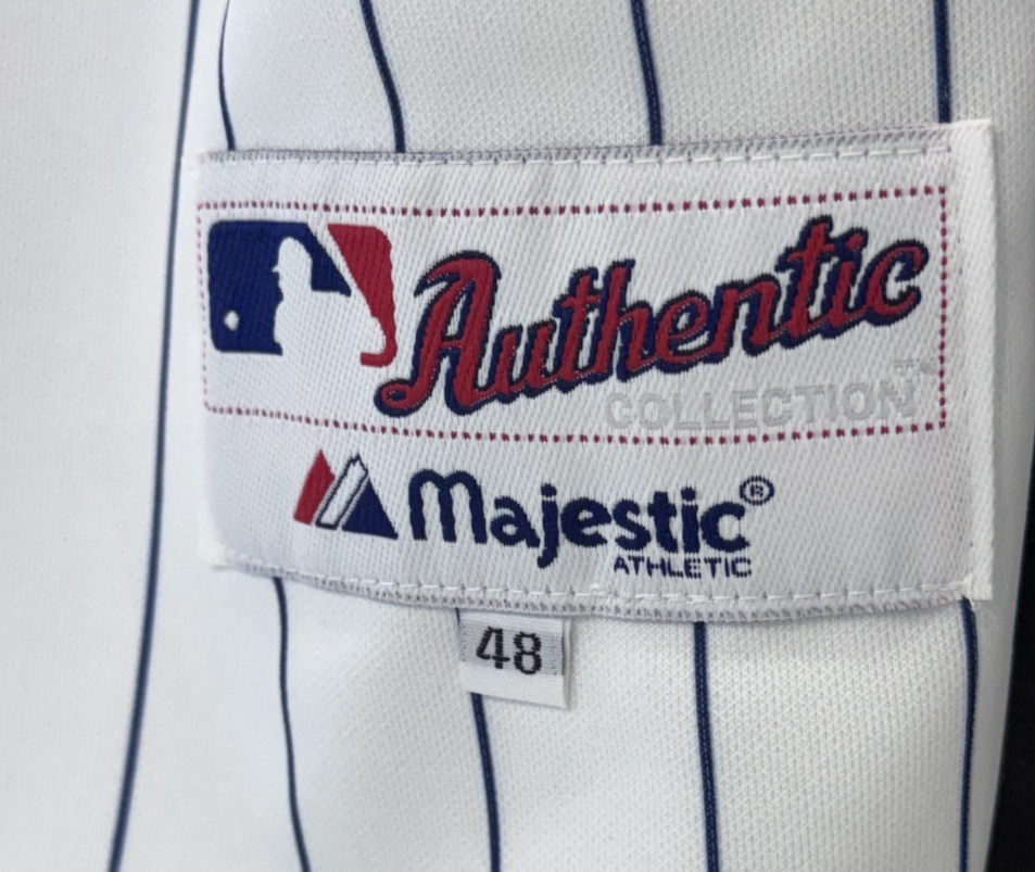 Joe Mauer Authentic Majestic Jersey 2009 Commemorative Patch Size 48 Twins HOF