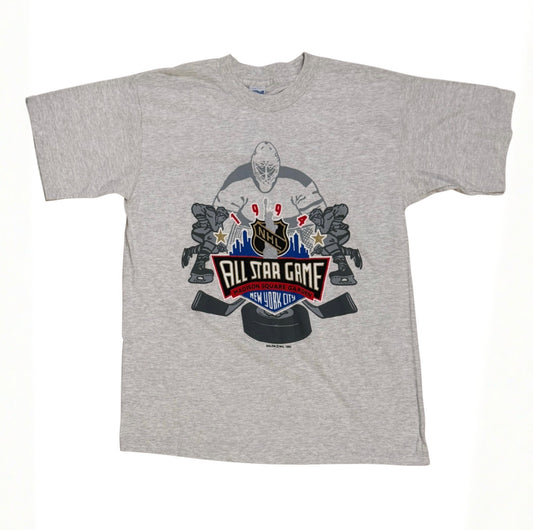 Vintage 1994 NHL All-Star Game Salem Sportswear Shirt Madison Square Garden sz L