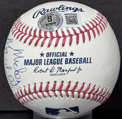Chazz Palminteri Signed Baseball Mickey Mantle Won't Pay Your Rent Auto BAS COA