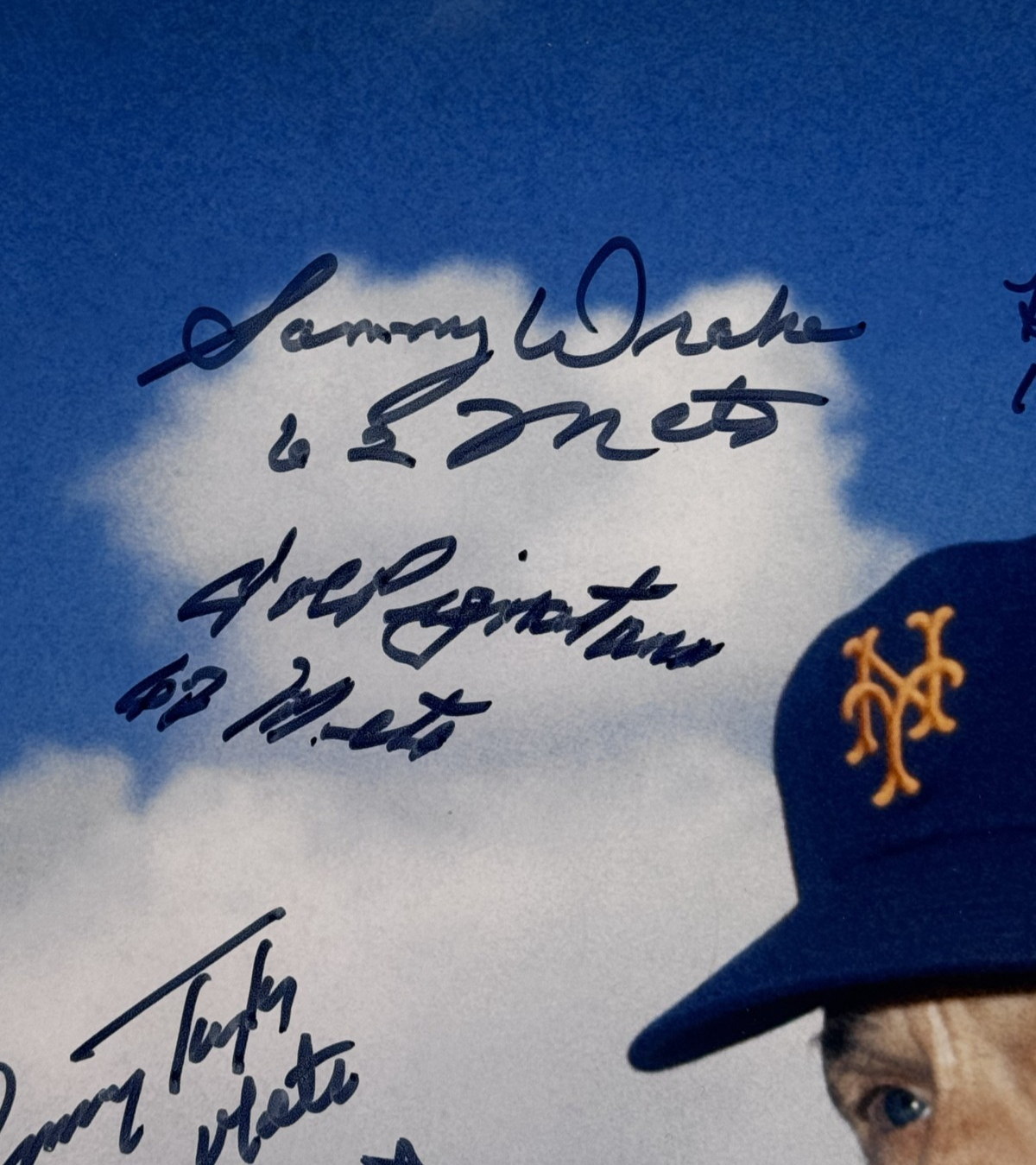 1962 New York Mets Signed 16x20 Photo Framed 20 Auto PSA LOA Jones Bob Miller