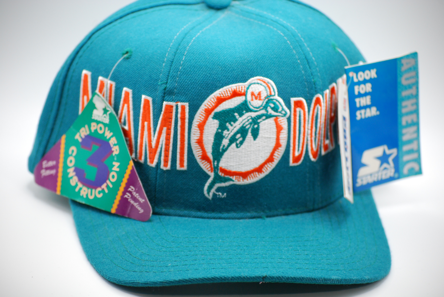 Vintage Starter Miami Dolphins NFL Snapback Hat NWT Rare