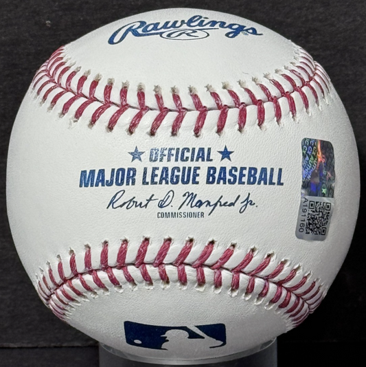 Ben Rice Signed Official MLB Baseball Ben Arroz Auto Steiner CX COA NY Yankees