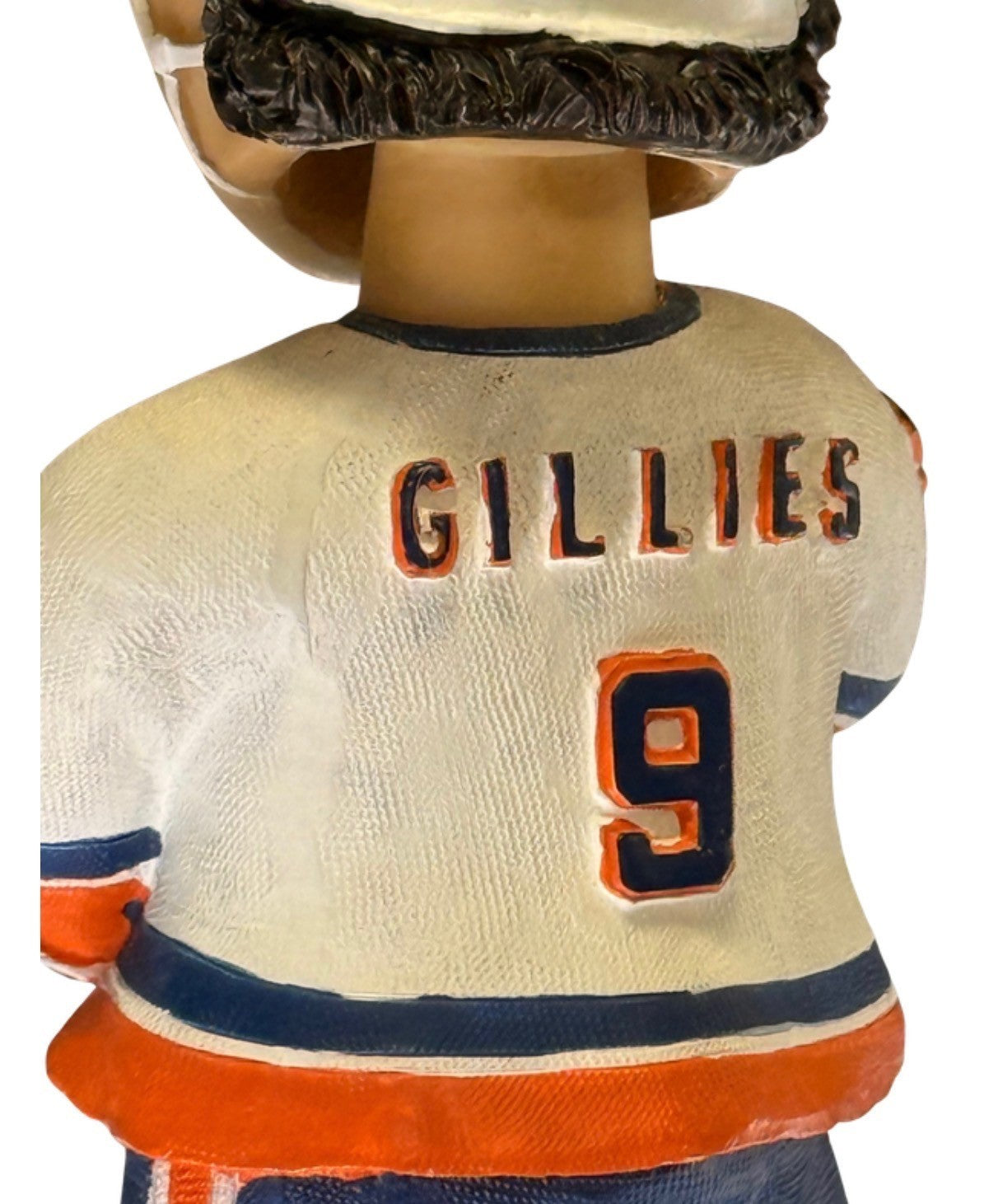 Clark Gillies Signed NY Islanders Bobblehead Auto CBM COA HOF