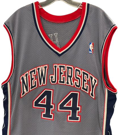 Keith Van Horn Signed Champion NBA Authentics Pro Cut 98-99 Nets Jersey Sz 46 +4