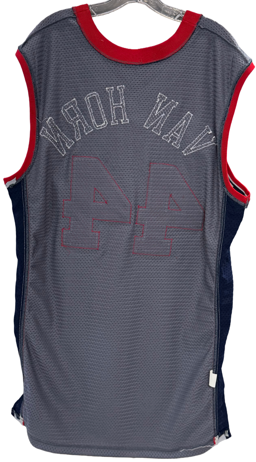 Keith Van Horn Signed Champion NBA Authentics Pro Cut 98-99 Nets Jersey Sz 46 +4