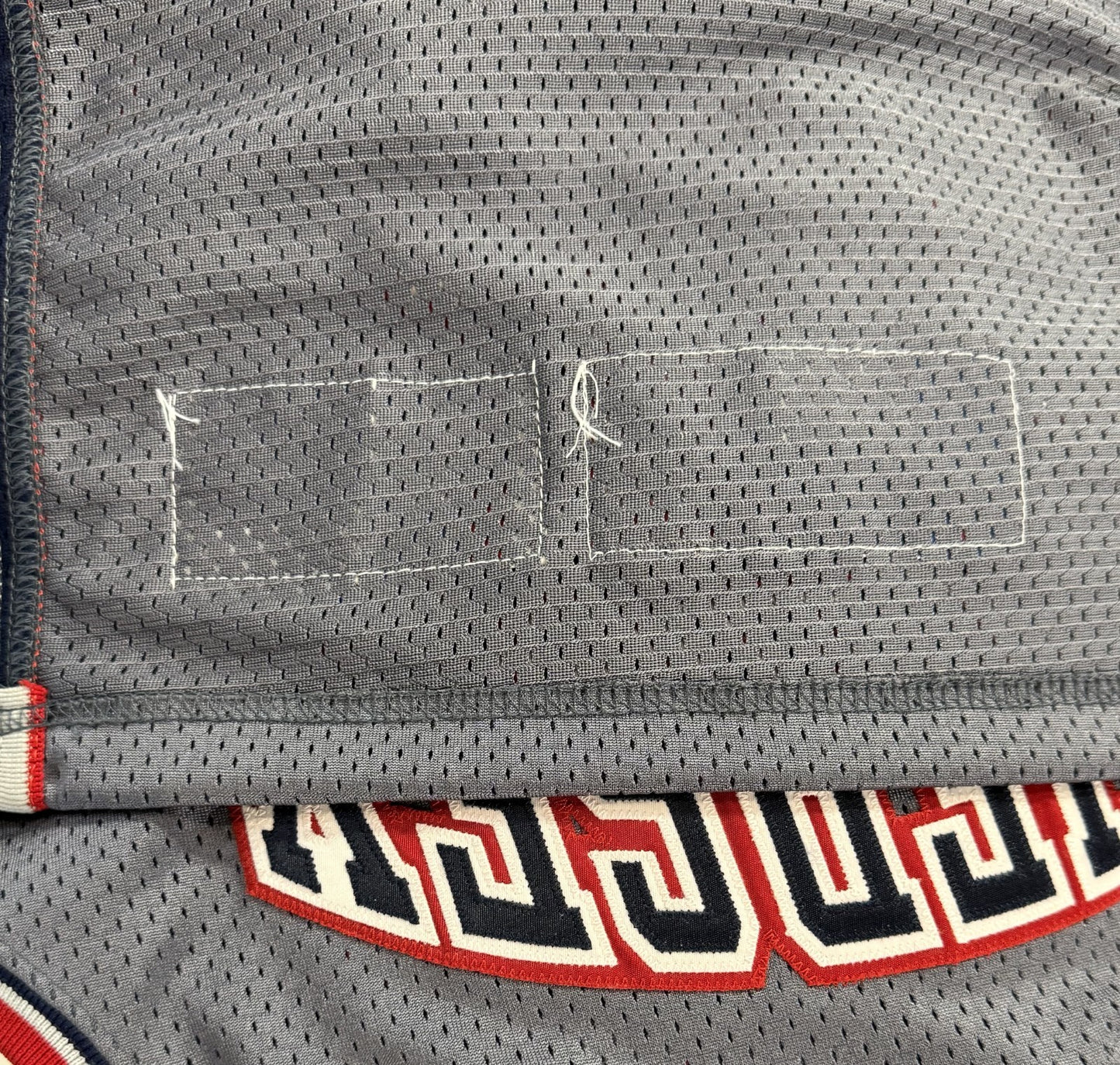Keith Van Horn Signed Champion NBA Authentics Pro Cut 98-99 Nets Jersey Sz 46 +4