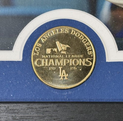 Shohei Ohtani 2025 Nlcs Mvp Game 4 10ks 3HR Highland Mint Champs Framed Photo LE